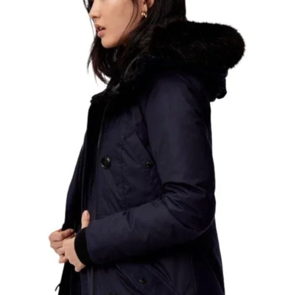 Babaton Black Vista Ridge Parka Size M - Picture 4 of 8